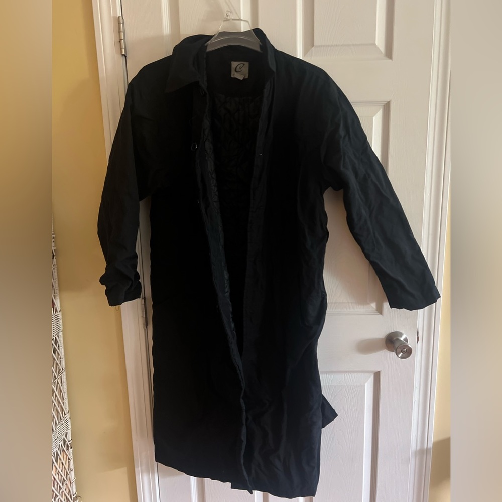 Claudio Nucci trench coat in black. Great condition, size medium.